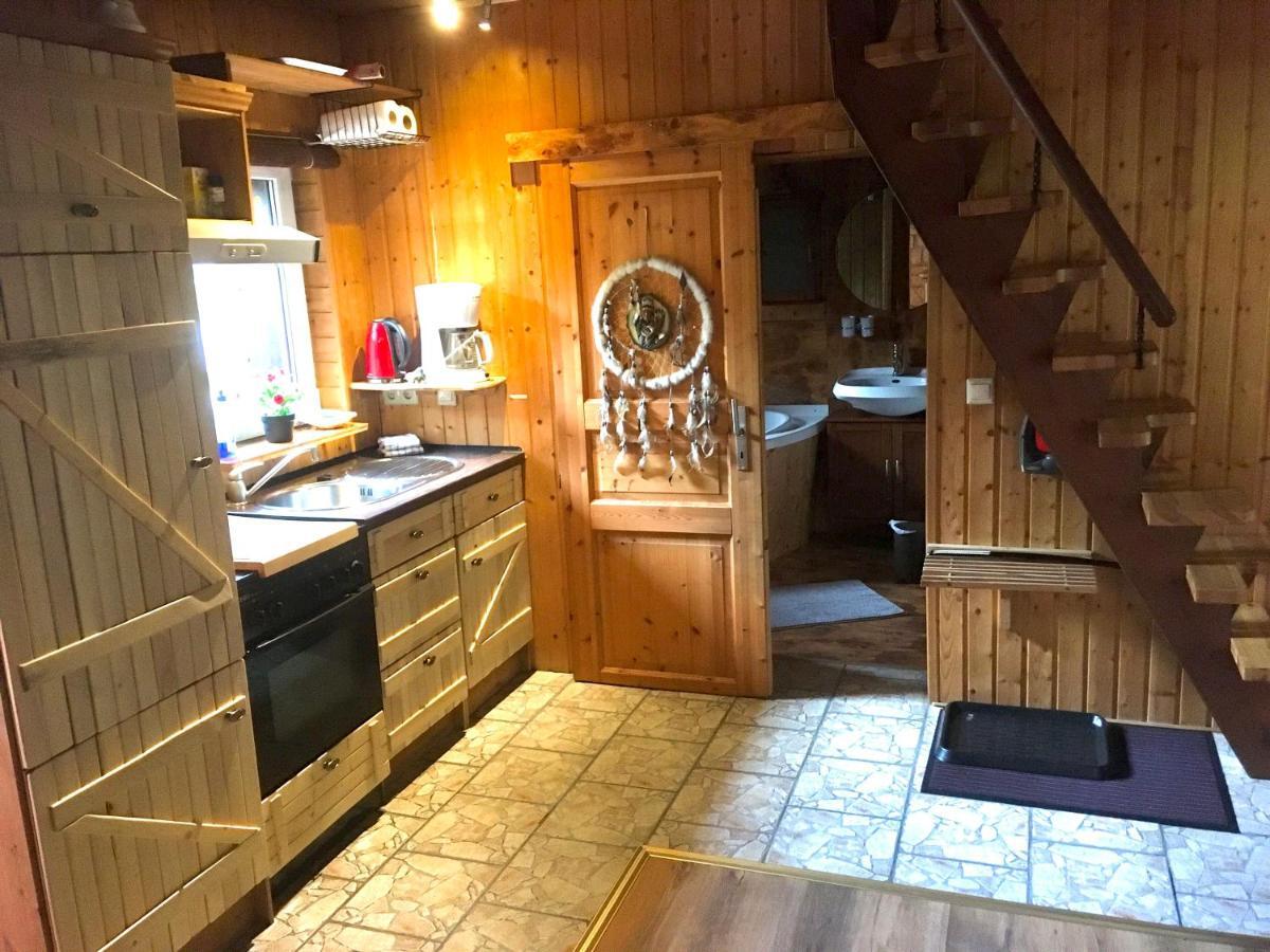 Villa Norwegisches Holzhaus à Neuruppin Extérieur photo